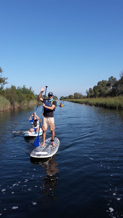 Balades en Stand up paddle à Carcans Maubuisson