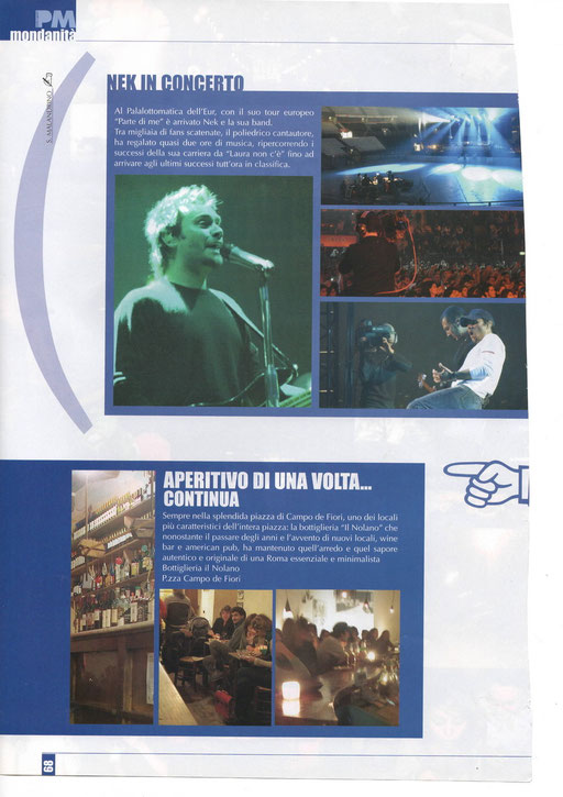 PM People Magazine - All rights reserved Nek in concerto