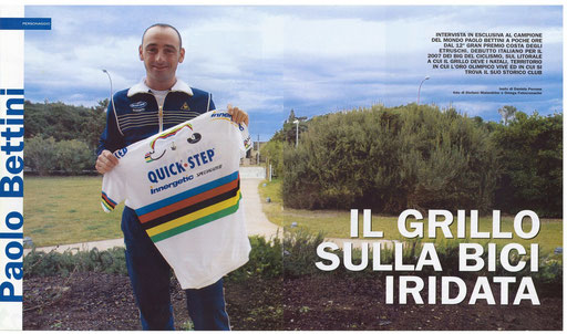 Paolo Bettini / racing cyclist / Sport Club  - All rights reserved Sport Club Ed.Cap.