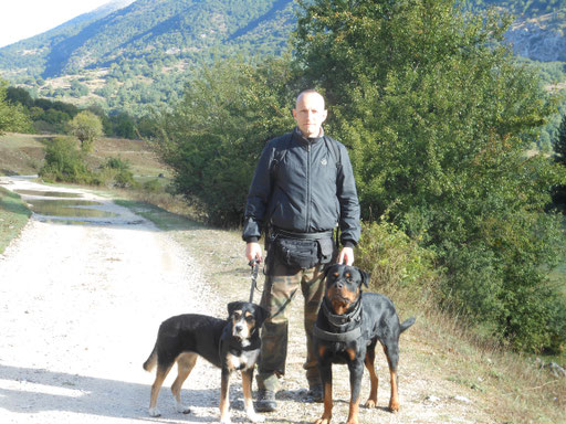 con LAIKA e KUMASH presso il PARCO NAZIONALE D'ABRUZZO