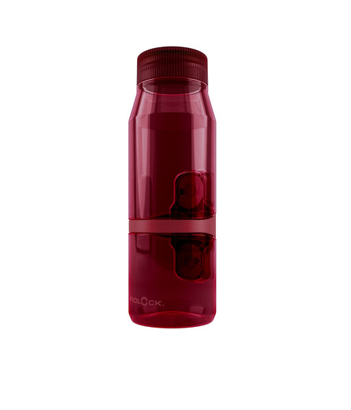 Das Design der TWIST bottle 700 life in schwarz, blau, grün oder rot ist clean und zeitlos gehalten