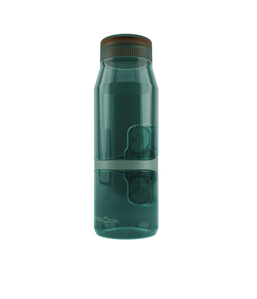 Das Design der TWIST bottle 700 life in schwarz, blau, grün oder rot ist clean und zeitlos gehalten