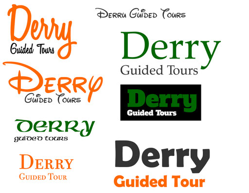 Our Branding Fonts for Derry Guided Tours