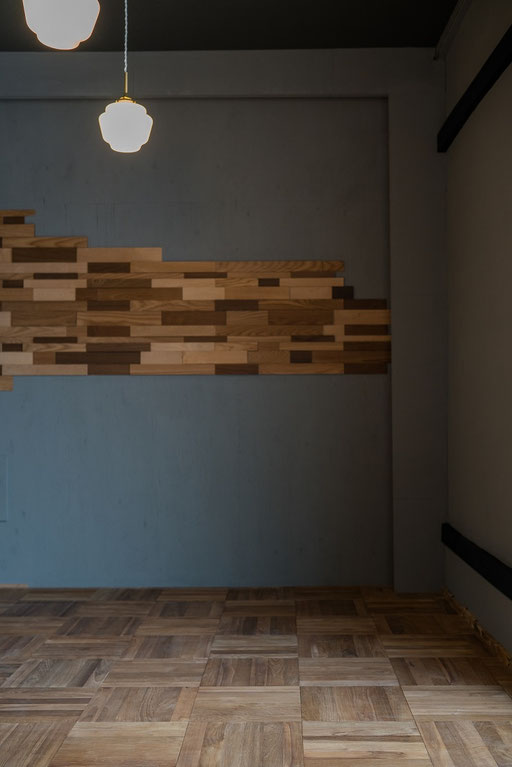 チーク パーケット 施工例 面無し