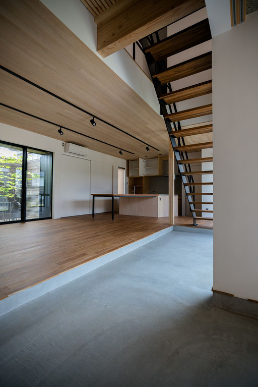 チーク ユニ フローリング 施工例 ジャワ 新潟 新築戸建 施工例 アンドウッド andwood 