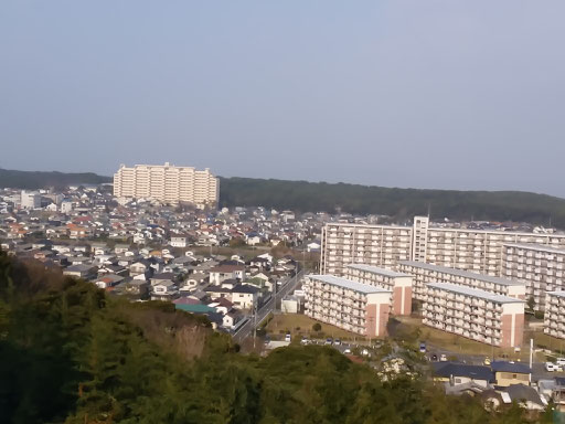 鹿部山から玄界灘を望む