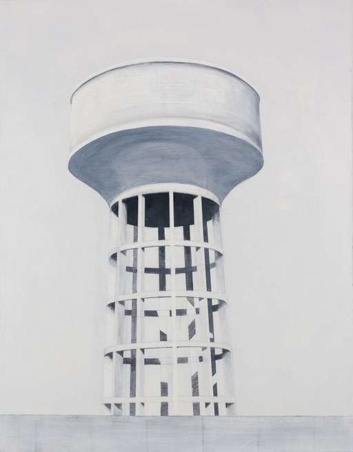 Château d'eau . huile sur toile. 146/113 cm . 2015