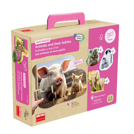 Maxi-puzzle "Les animaux et leurs petits"