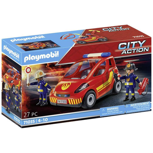 Playmobil - Pompiers et voiturettes