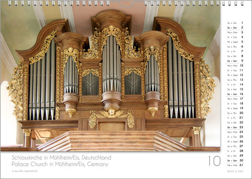 Orgelkalender im Bach-Shop.