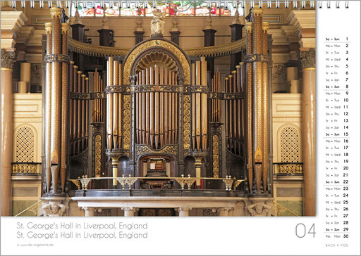 Orgelkalender im Bachshop.