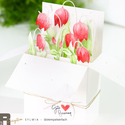 Karte mit Illariusblumen