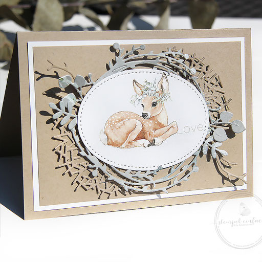 Osterkarte Bambi - Renke