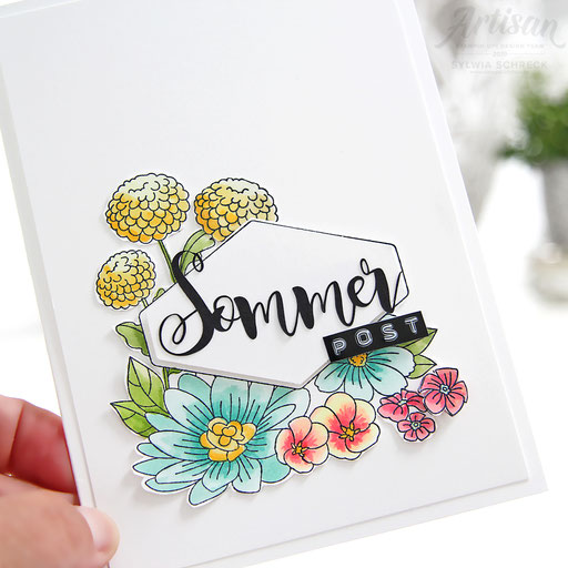 Blumige Sommerpost