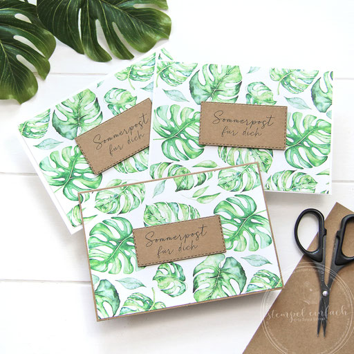 Sommerpost Monstera