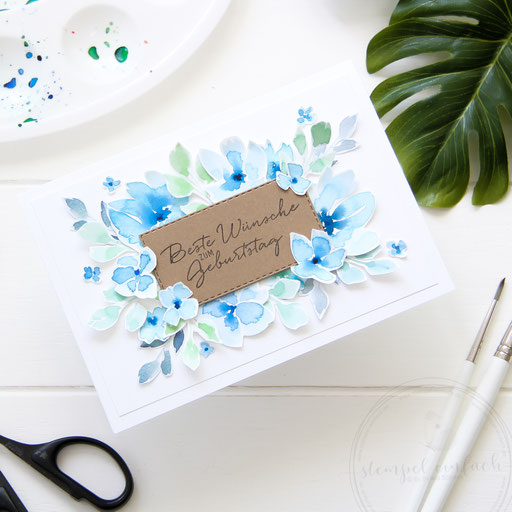 Aquarellkarte
