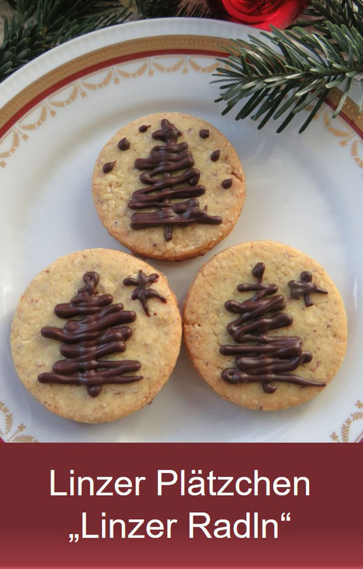 Linzer Plätzchen - Weihnachtsbäckerei