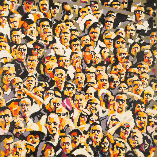 Crowd 12 | 2013 | 120x120cm | Öl auf Leinwand