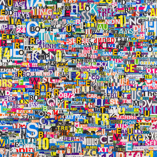 City 02 | 2015 | 120x120cm | Papier auf Holz