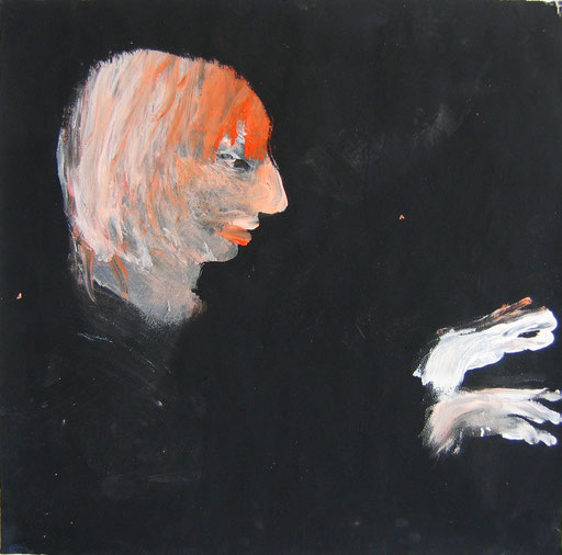"12-245", 75x75 cm, acrylique sur papier, 2012