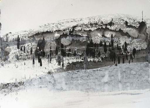 "23-072", 50x70cm, acrylique/papier,  50x70cm,  2023