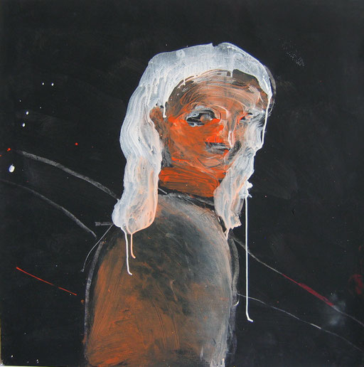 "12-240", 75x75 cm, acrylique sur papier, 2012