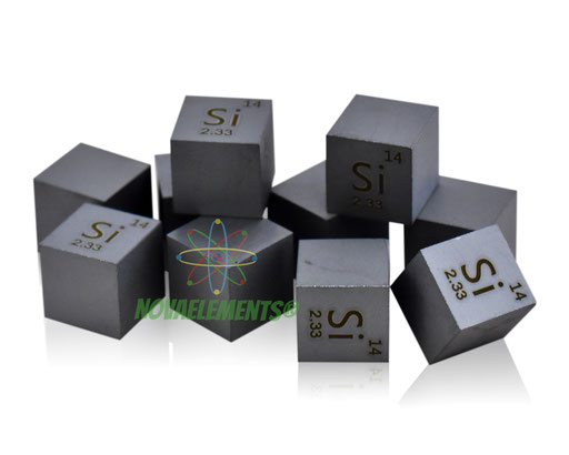 silicio cubo, silicio metallo, silicio metallico, silicio cubi, silicio cubo densità, nova elements silicio, silicio elemento da collezione