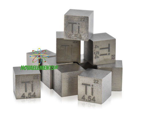 titanio cubo, titanio metallo, titanio metallico, titanio cubi, titanio cubo densità, nova elements titanio, titanio elemento da collezione