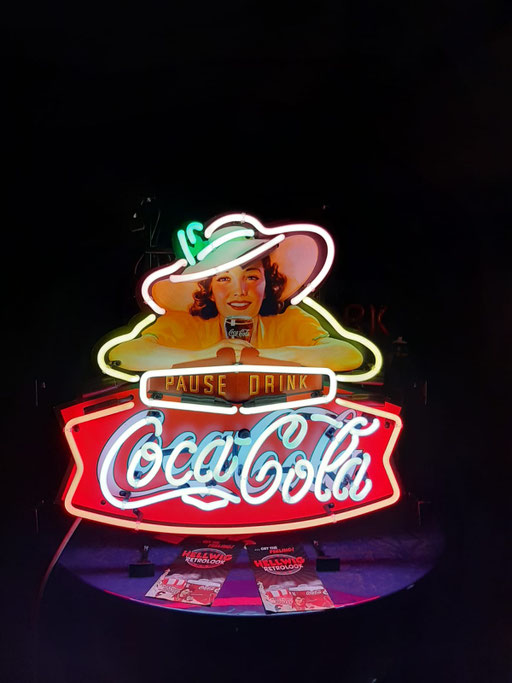 coca cola neonwerbung reklame