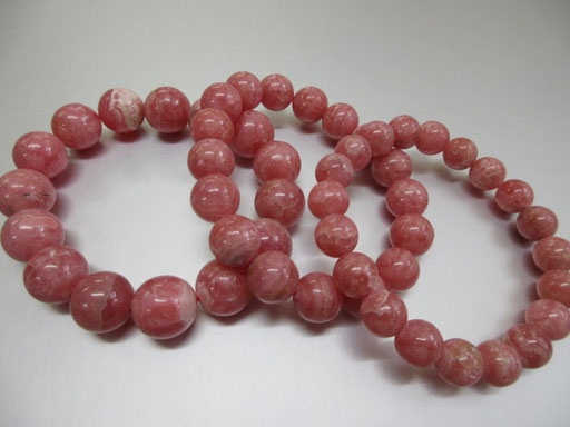 ☆＜ブレスレット＞インカローズ１４・１２・１０ｍｍ