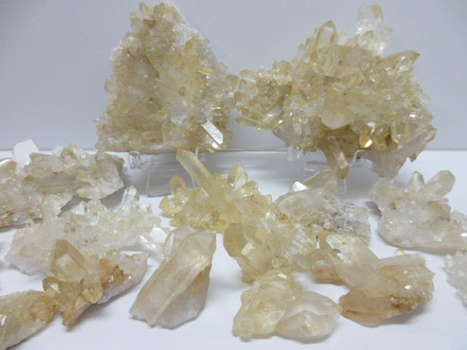 ☆＜クラスター＞ゴールデンヒーラー水晶