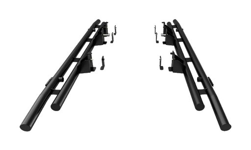 Toyota Hilux Revo Frontrunner Rocksliders Roofrack Auszug 2016 2017 2.4 Blackwolf offroad overland expedition 4x4 Frontrunner Outfitters Rocksliders Auszug James Baroud Zelt awining Discovery wolf78-overland.ch offroadaccessoires.ch