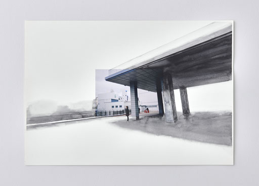 “Untitled” 2015  photograph, watercolor on paper  photo: kenji kagawa, Private Collection