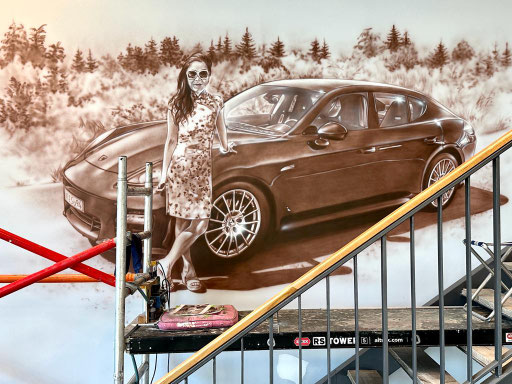  Graffiti Wandbildern neu gestalten Illusion im Innenraum