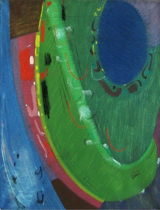 Max Ackermann Bajamar Mischtechnik/Leinwand unsigniert, um 1962,   ACK  2769