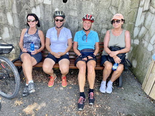 Bei der Radtour "Rund um die Colli Euganei"