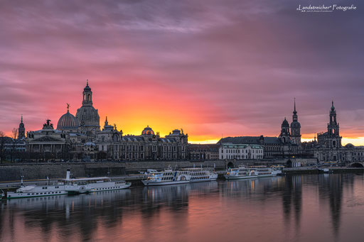 Sunset City Skyline