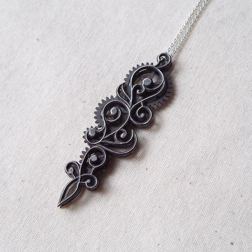 YUJI ISHII　gears&arabesque pendant