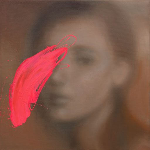 Lena Krashevka - Illusion #6, 2020, 80 x 80 cm