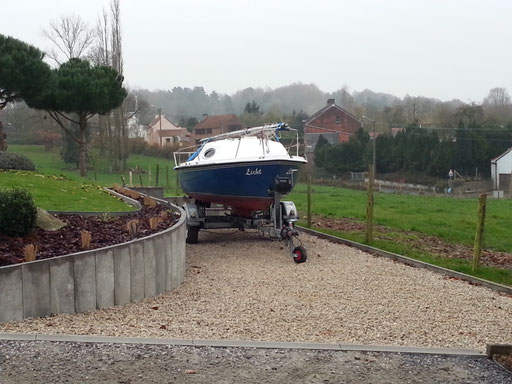 Mise en place du bateau
