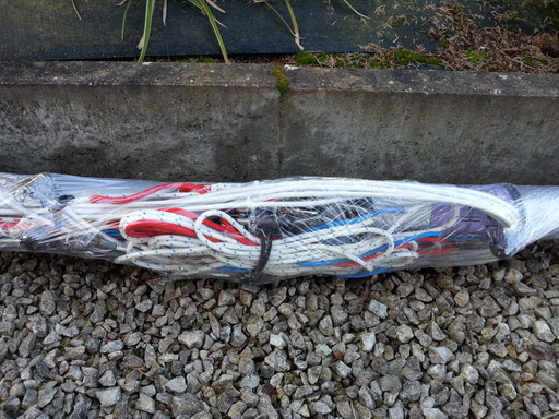 Hivernage du mât (sous plastique)