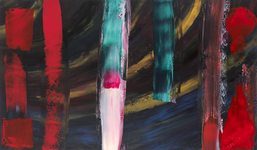 Voz Iguaçu - Acrylique sur toile 105 cm x 180 cm