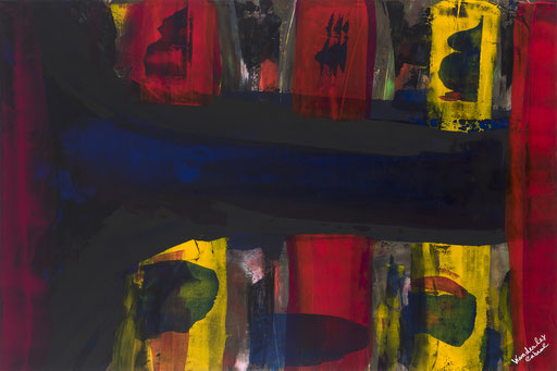 Etna - Acrylique sur toile 180 cm x 120 cm
