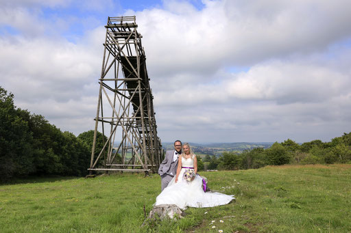 Hochzeitsfotografie: Brautpaarshooting im Vogelsberg