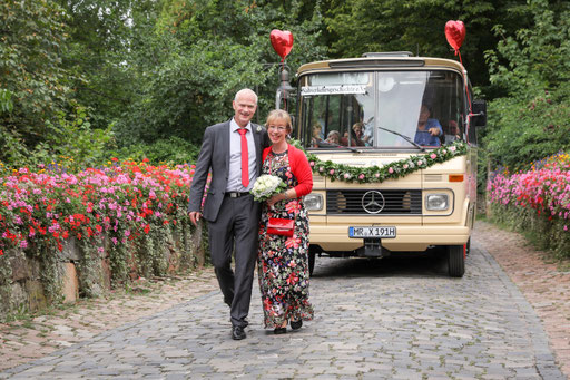 Hochzeitsfotografie: Brautpaarshooting am Marburger Schloss