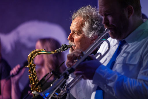 Saxofonist Helmut Dorsch (Midnight Soul)