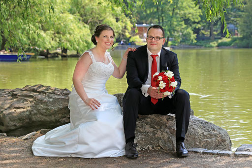 Brautpaarshooting im Palmengarten in Frankfurt