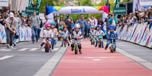 Radrennen Eschborn-Frankfurt 2023: Laufrad-Rennen