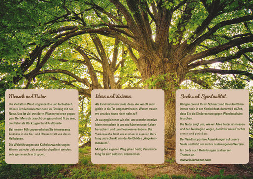 Flyer für Herznatur, Innenseite, Juni 2022