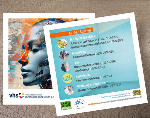 Flyer Junge Vhs-Burghausen, Juli 2024